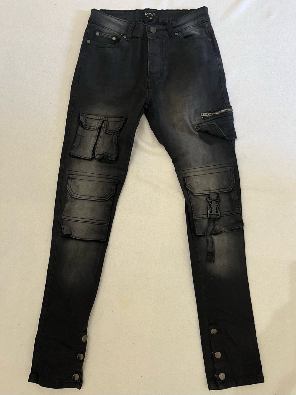 4 Pair Men’s Jeans Boohoo Man, American Eagle & (2) Pacsun - Picture 10 of 12